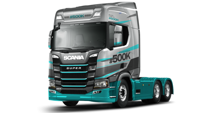 Scania bate a marca de meio milhão de caminhões produzidos no Brasil