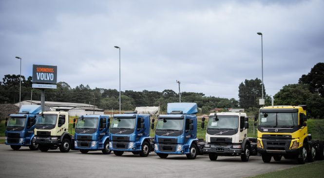 Volvo faz seu maior feirão de caminhões seminovos no Brasil