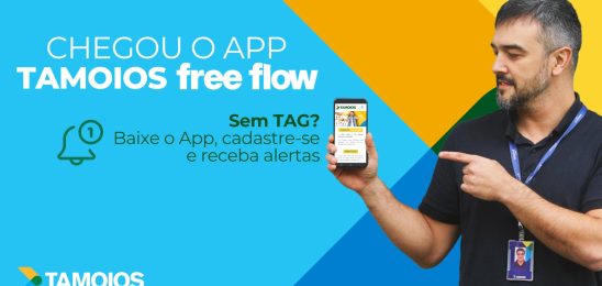 Tamoios disponibiliza Aplicativo Tamoios Free Flow para pagamento do pedágio eletrônico